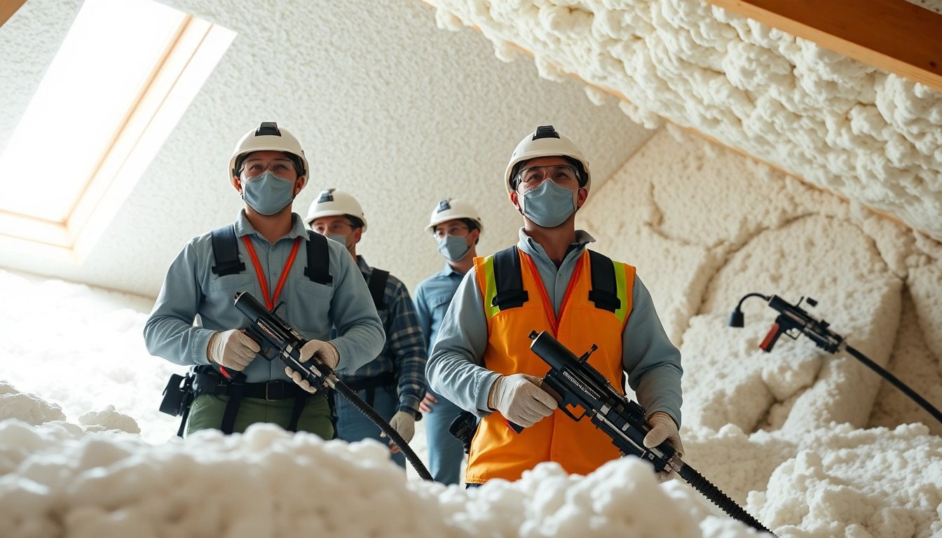 Efficient spray foam removal UK procedure conducted by professionals in an attic setting.