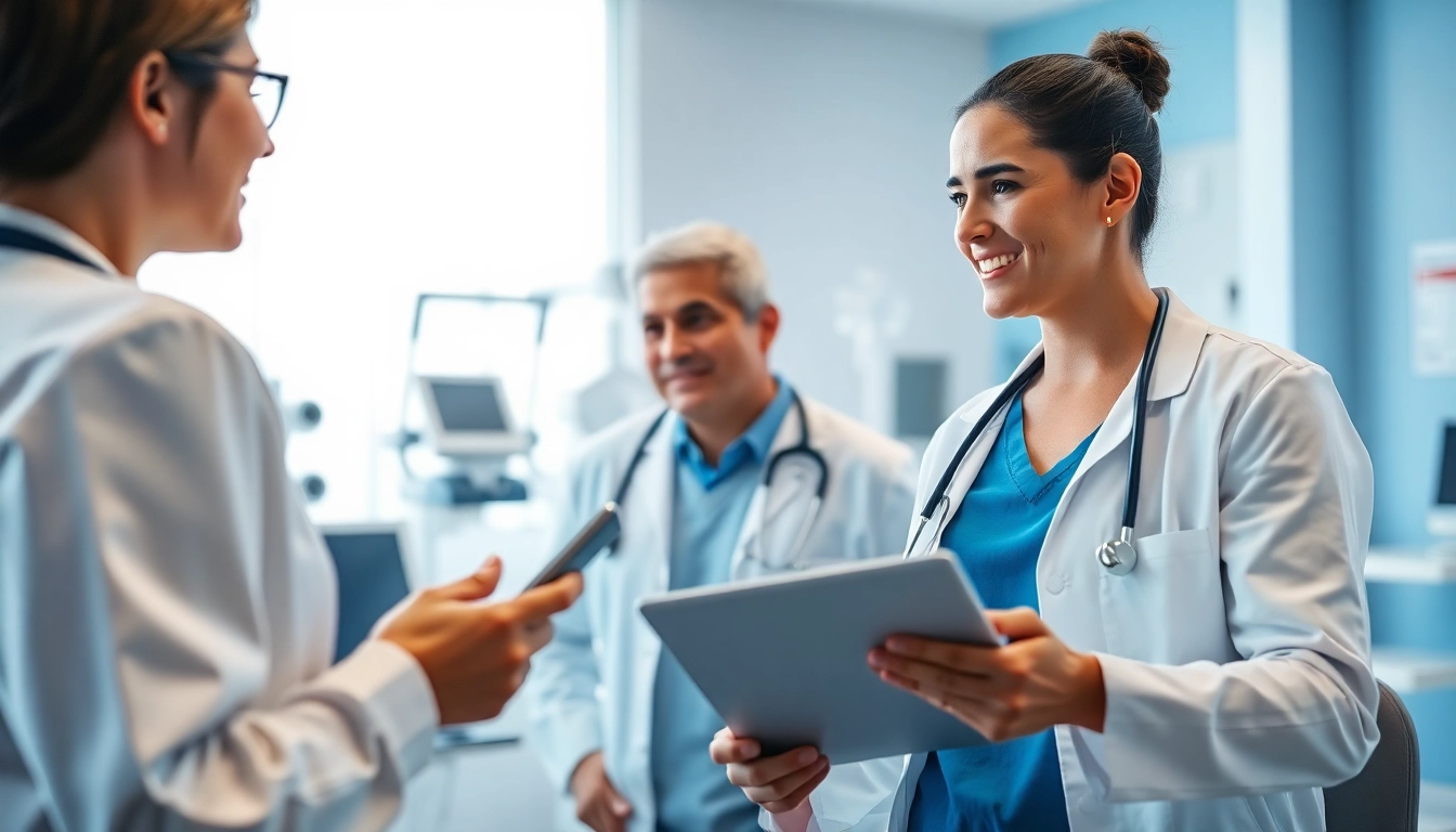 Discussing Tirzepatide treatment options in a professional healthcare setting.