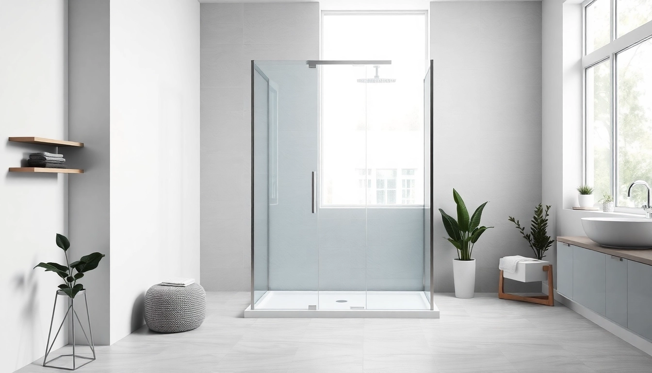 Elegante duschkabine 80x80 eckeinstieg in modernem Bad mit stilvollen Akzenten.