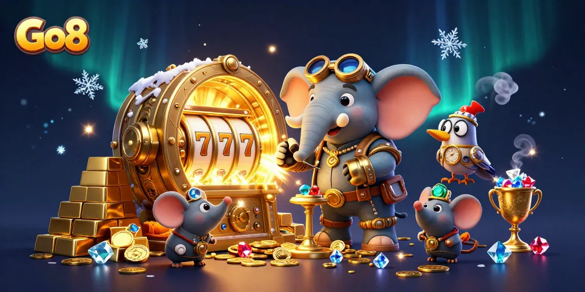 Experience thrilling gameplay at Go8 with our mesmerizing slots and treasures!