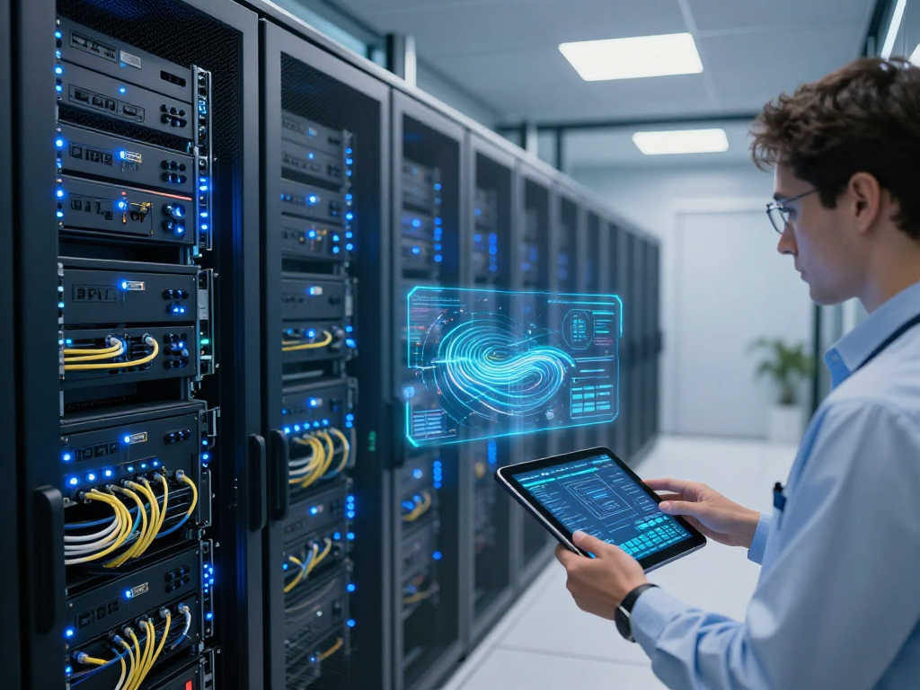 IPTV UK supported by robust server infrastructure showcasing advanced cloud technology.