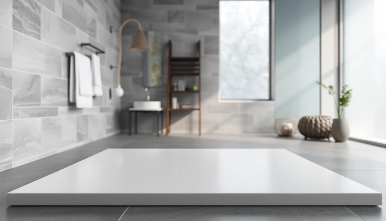 Stylish 800 x 800 shower base showcased in a modern bathroom setting with elegant decor.