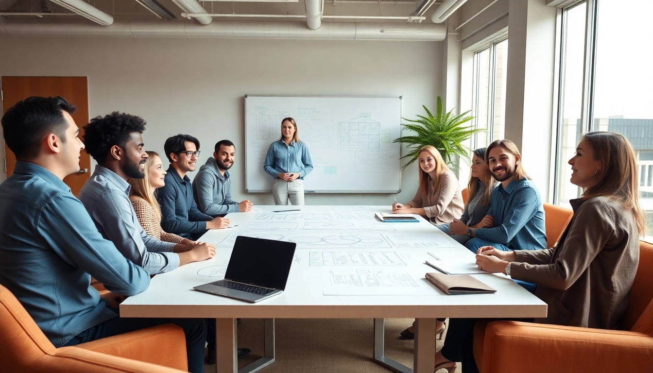 Crafting an effective Video strategy during a team discussion in a bright office.