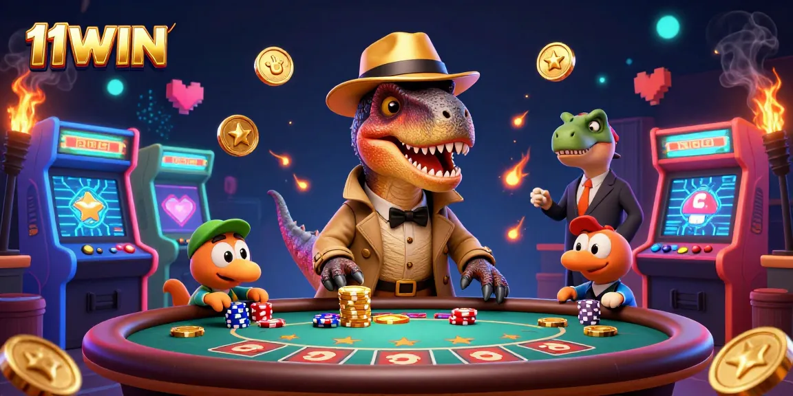 11WIN engages players at a vibrant blackjack table, showcasing epic casino action and excitement.